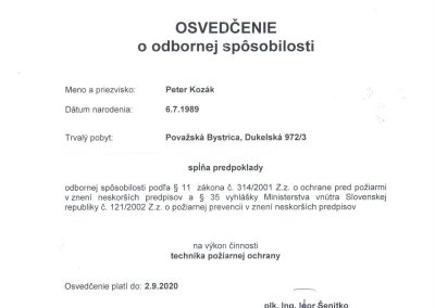 Technik požiarnej ochrany